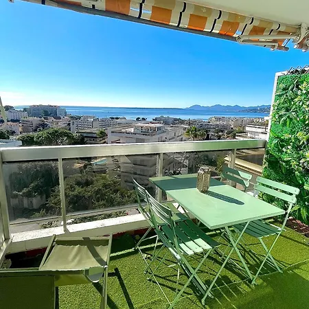Vue Mer, Climatisation, 10 Min Des Plages Antibes Exterior photo
